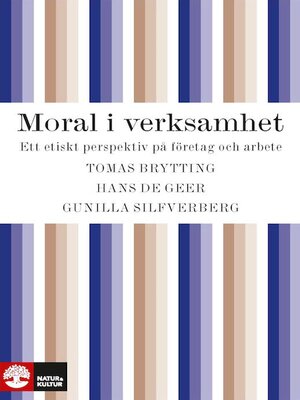 cover image of Moral i verksamhet